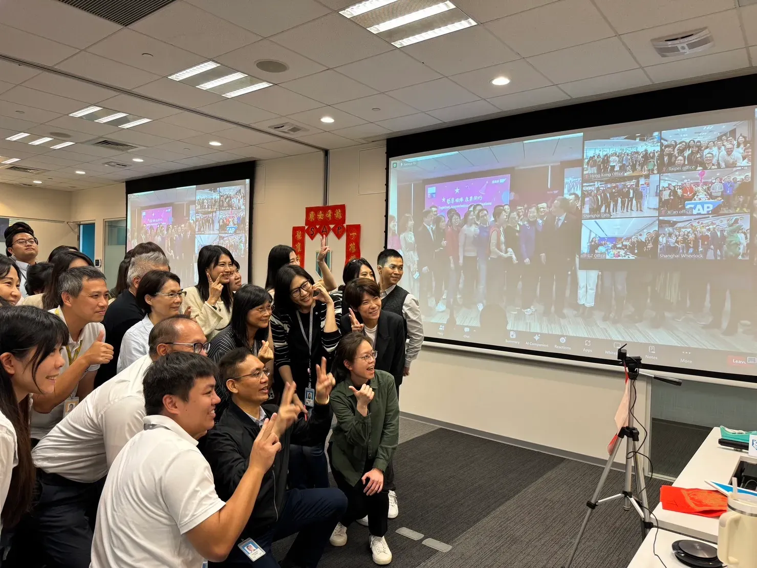 SAP GC Year End Party 三地連線慶生