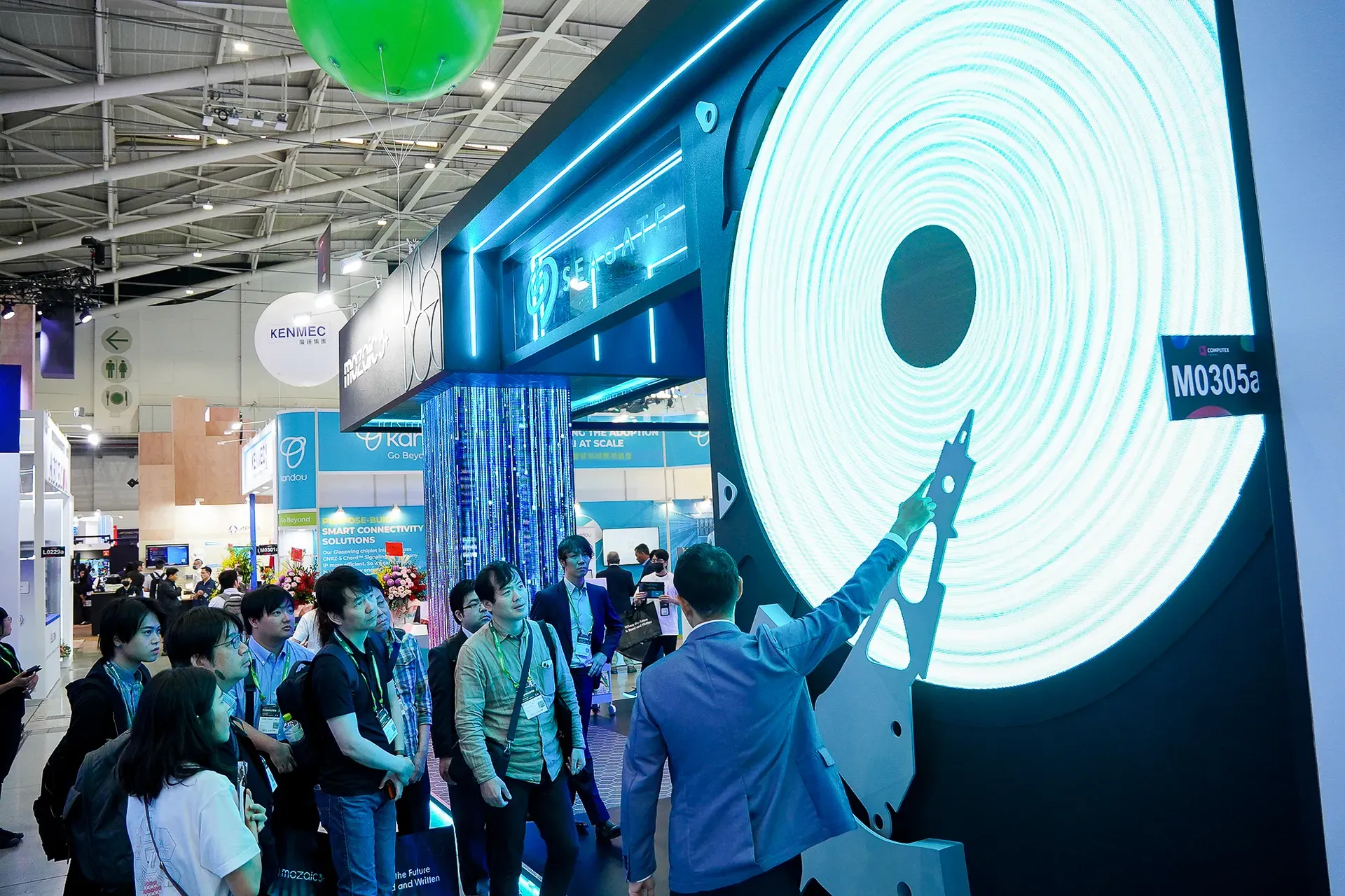 Seagate 台北國際電腦展 攤位導覽解說