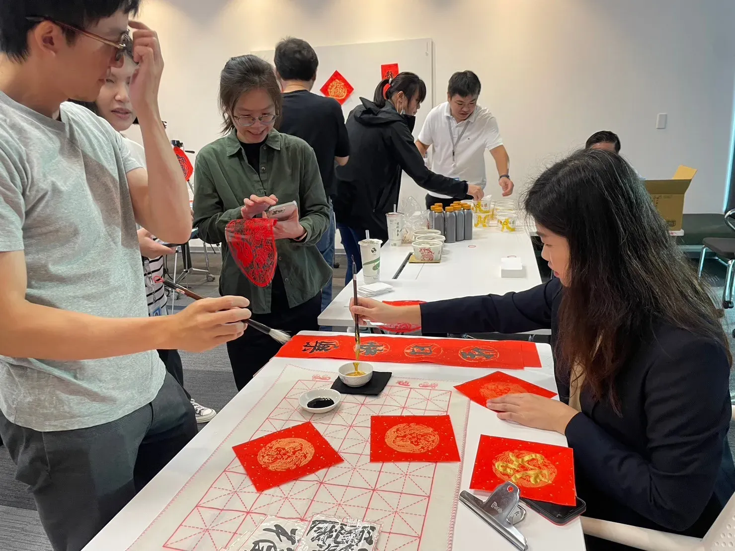 SAP GC Year End Party 同仁書法DIY