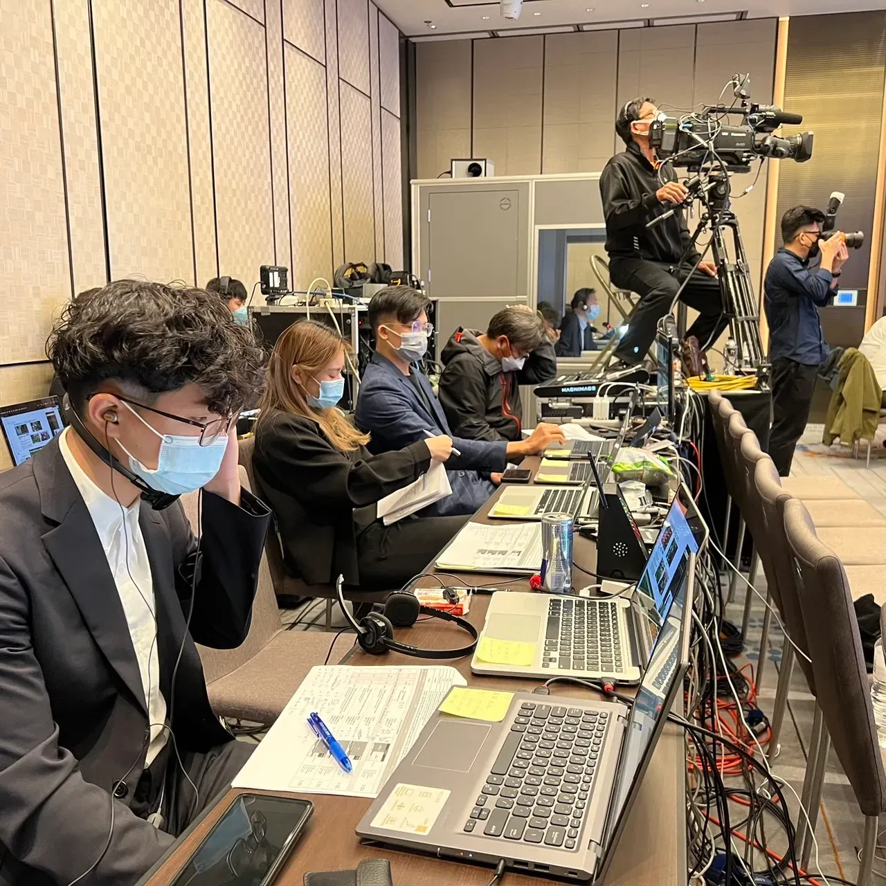 APEC 數位分身技術研討會現場,攝影團隊記錄與會情形